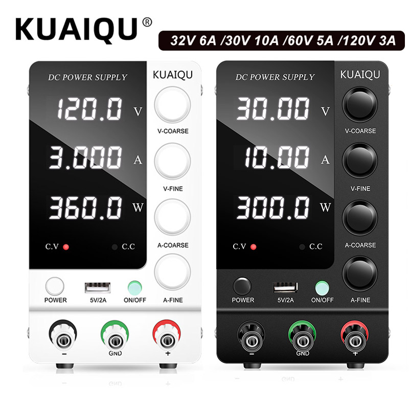 High Precision Adjustable Lab Power Supply 120V 3A - KUAIQU Lab DC Güç Kaynağı 30V