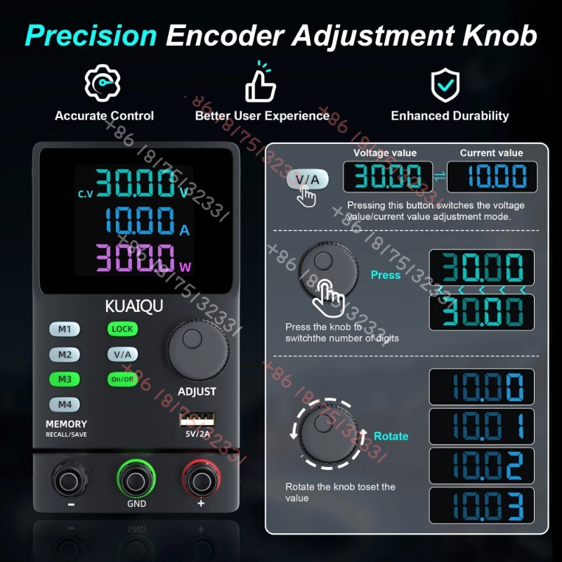 KUAIQU 300V 1A Ayarlanabilir D - Switching Dc Power Supply 300V 1A incelemesi ve fiyatı