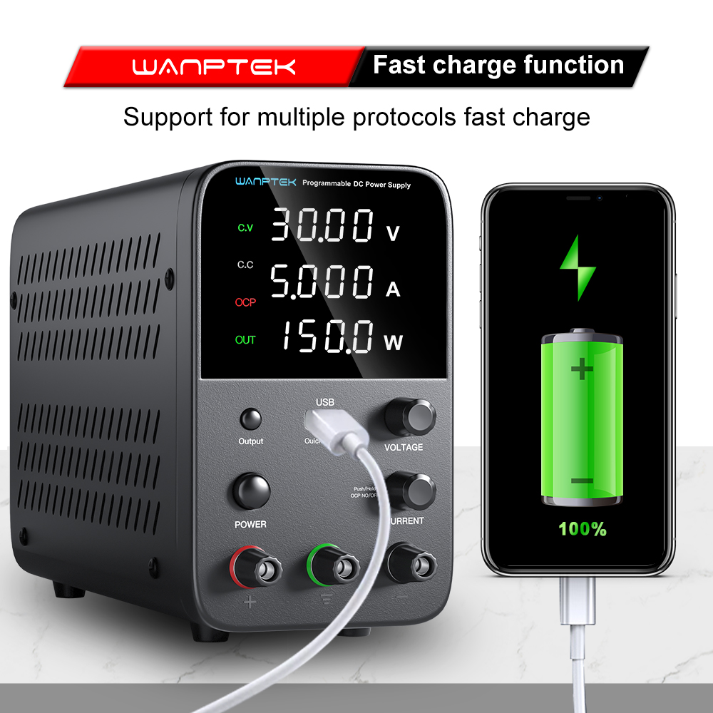 Wanptek Laboratuvar Güç Kaynağ - Programmable Dc Power Supply 60V 10A incelemesi ve fiyatı
