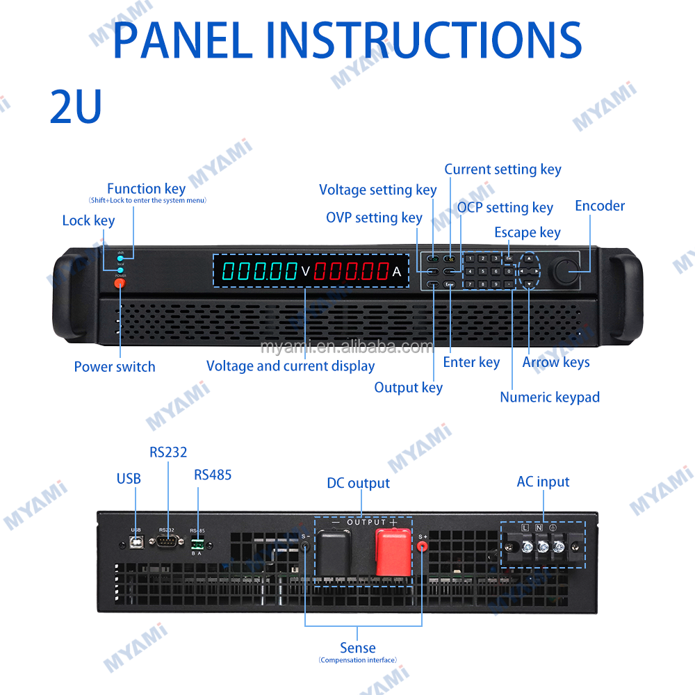 Myami Yüksek Güçlü Programlana - Adjustable High Power Dc Lab Power Supply 1500W incelemesi ve fiyatı