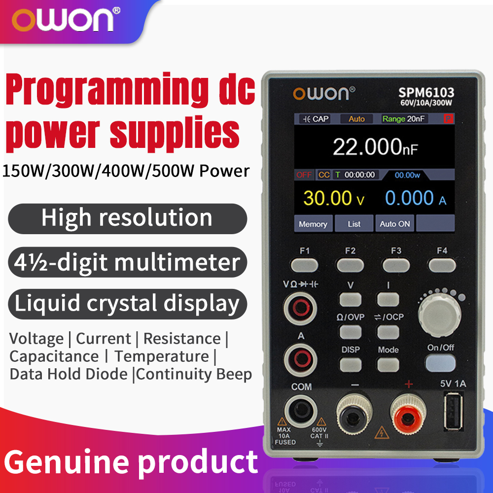 OWON SPM6103 Programlanabilir  - Programmable Dc Power Supply 60V 10A incelemesi ve fiyatı