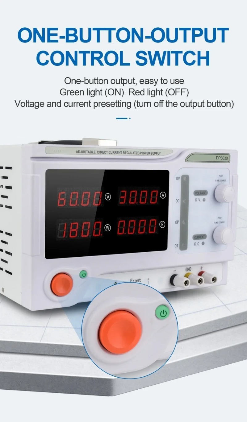 1800w Dijital Anahtarlı 60V 30 - High Power 60V 20A Bench Power Supply incelemesi ve fiyatı