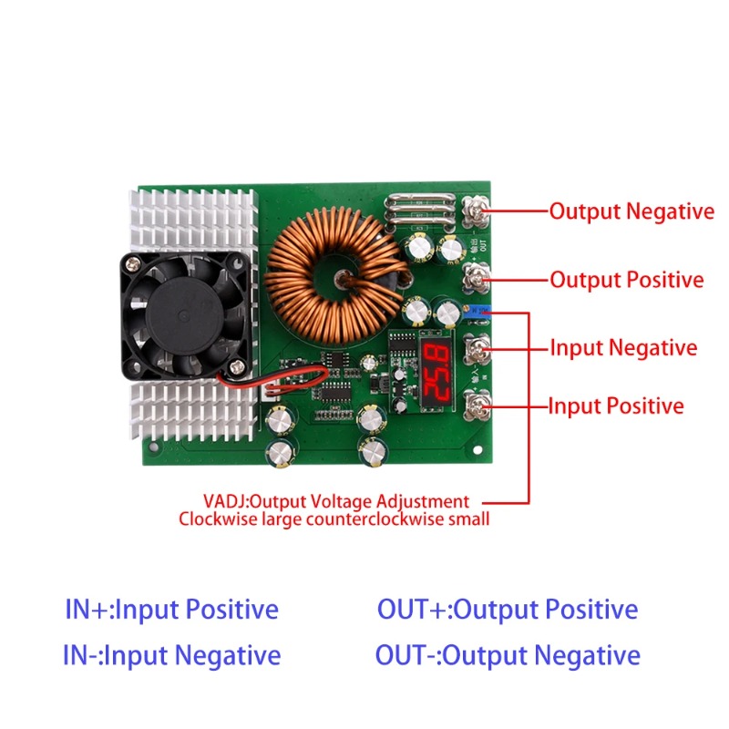 1000W 50A DC-DC Buck Dönüştürü - Step Down Dc Power Supply Module 1000W incelemesi ve fiyatı